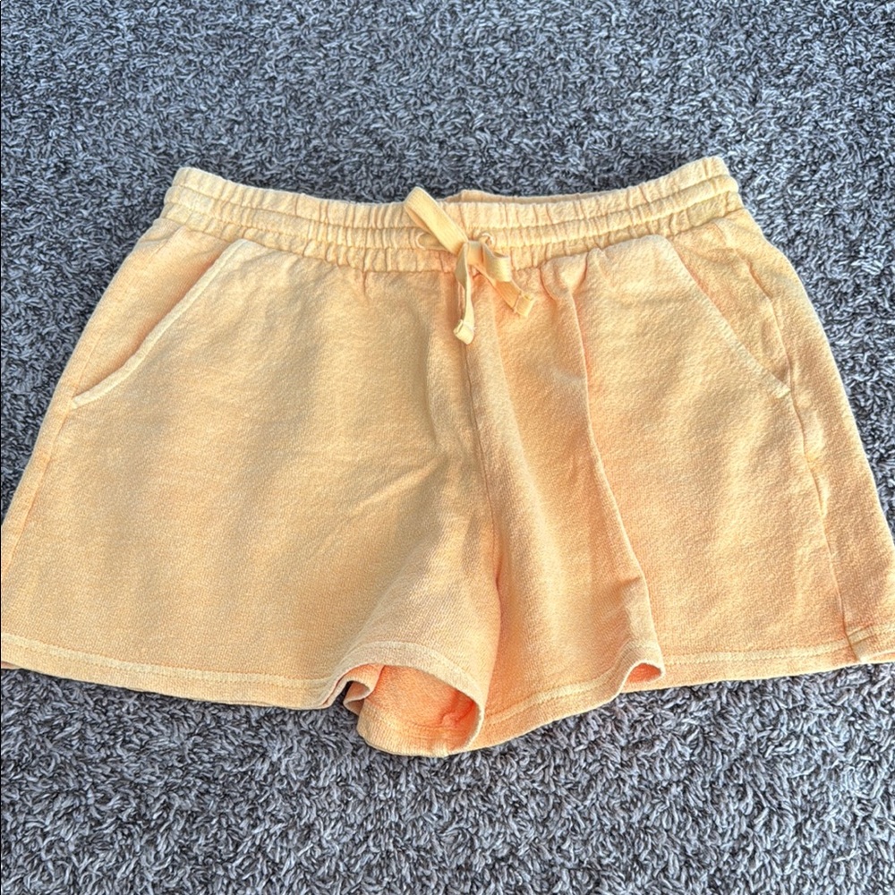 Old Navy Tan Athletic Shorts with Elastic Waistband